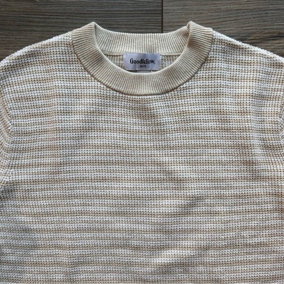 Crew neck sweater in beige/cream/tan - Picture 4 of 11